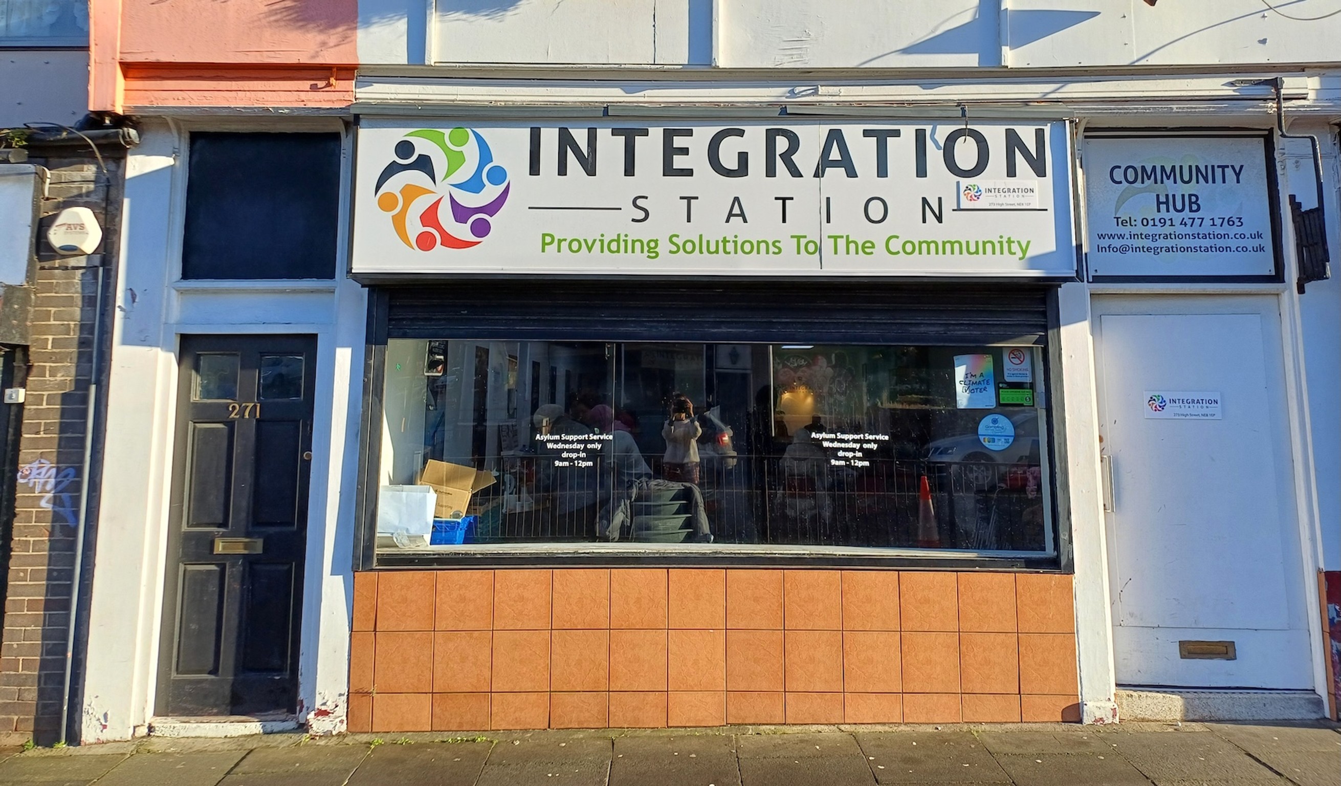 Our community partner and host for the workshops: Integration Station