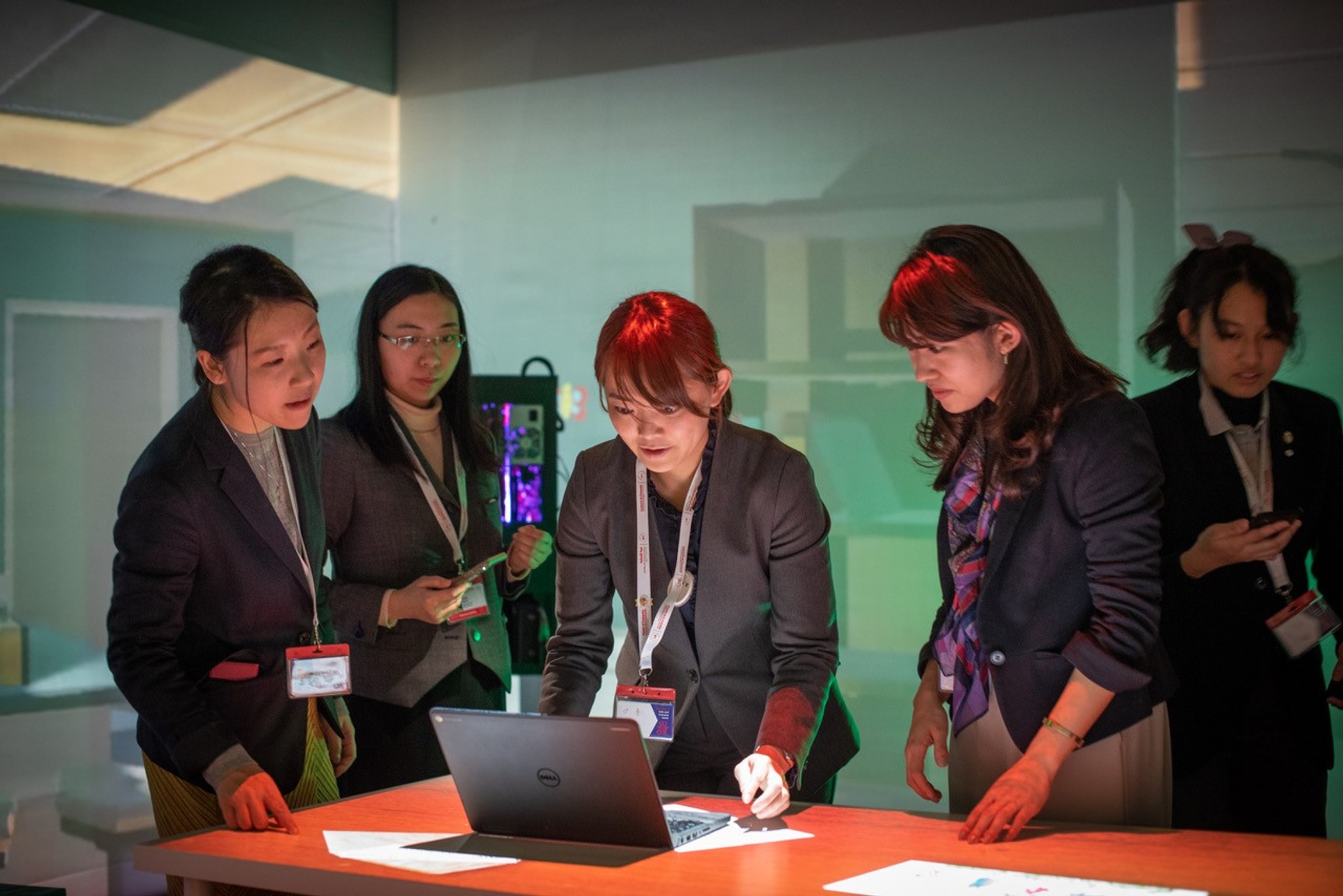 Delegates take on the escape room experience the International Red Cross and Red Crescent Society General Assembly