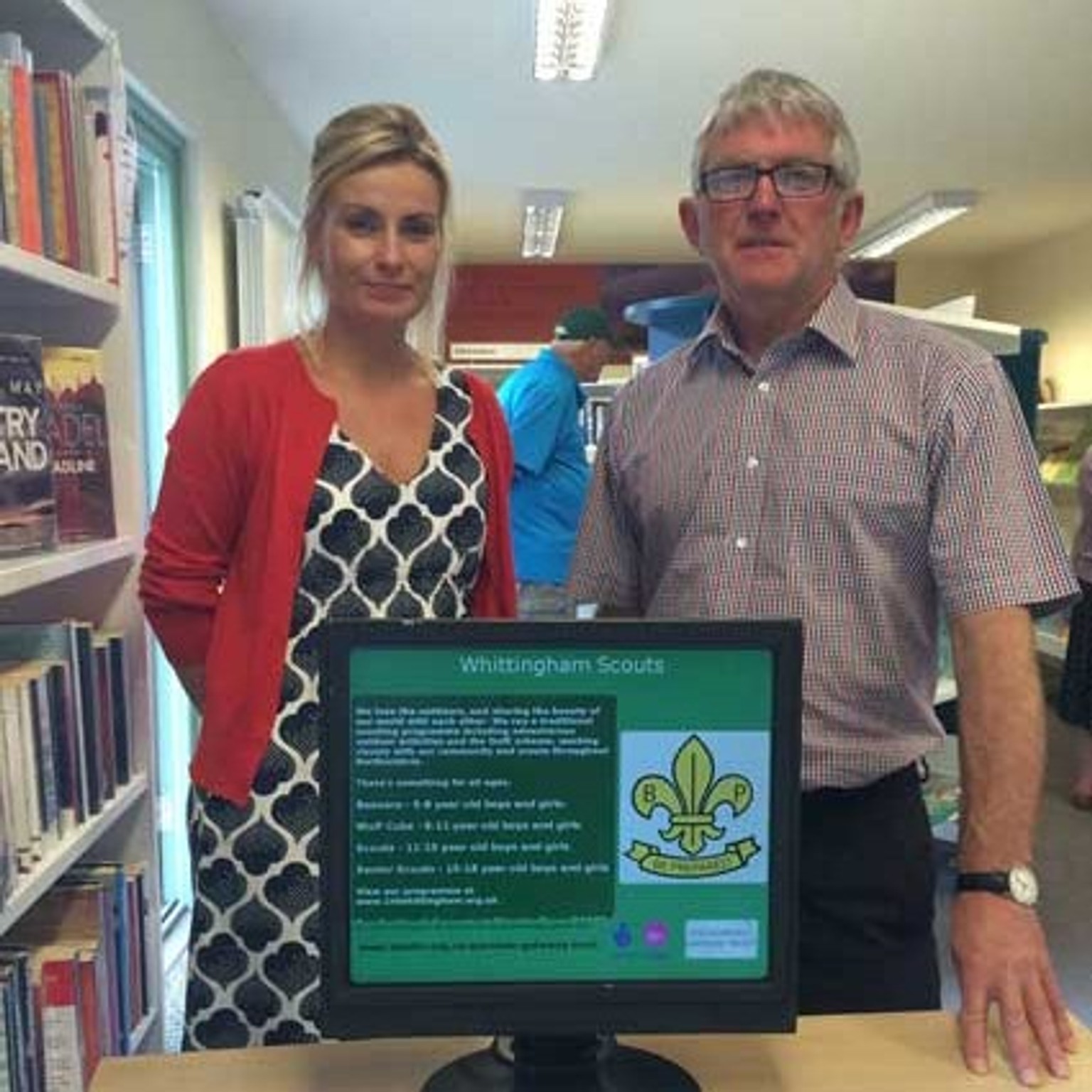 Gemma Douglas and Tom Johnston from the Glendale Gateway Trust.