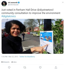 Newcastle Central MP Chi Onwurah using PosterVote