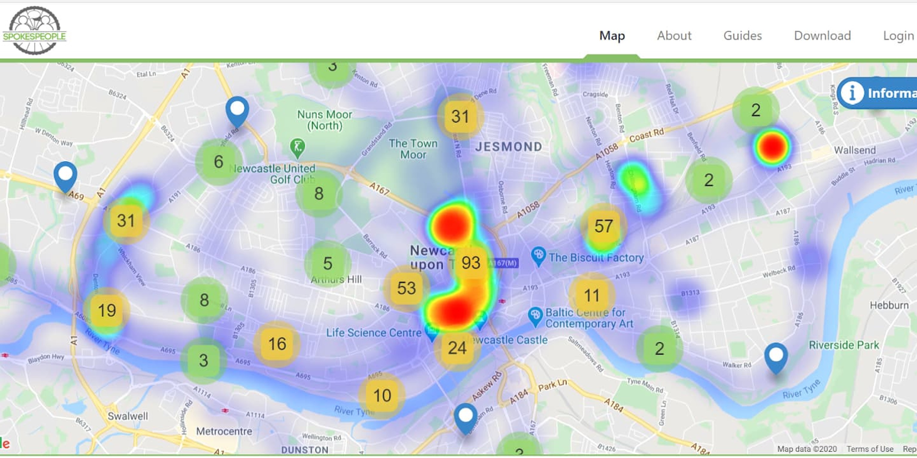 Spokespeople: helping cyclists record incidents on the road